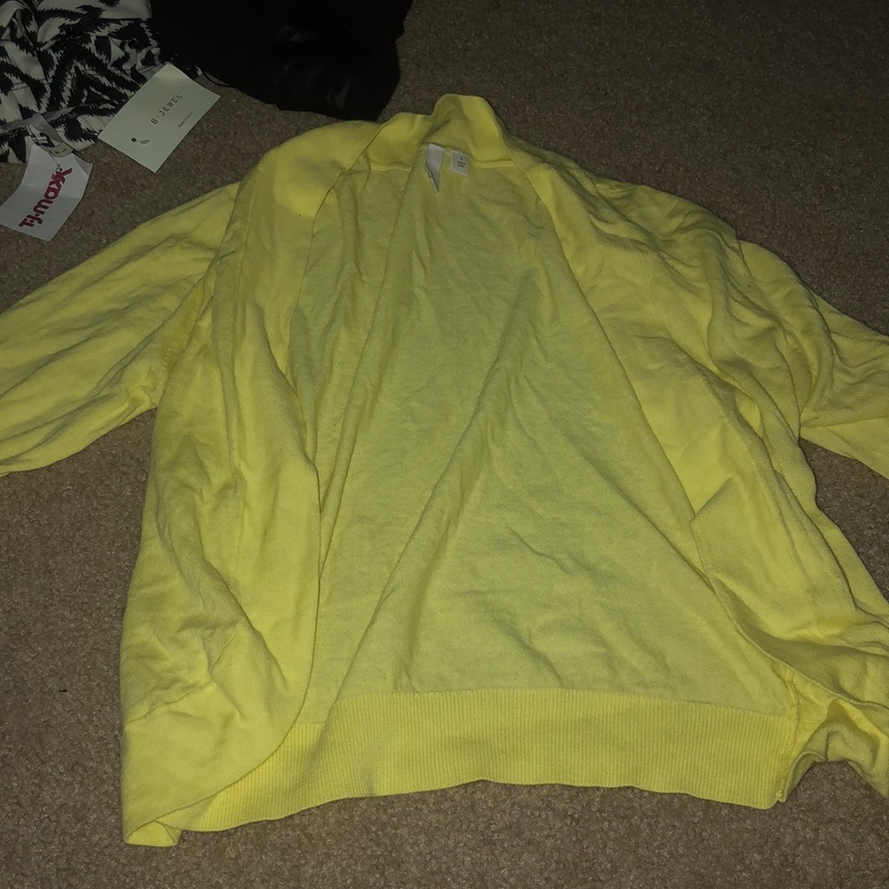 Yellow Cardigan